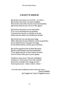 Toi, mon chemin d'azur...