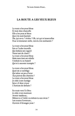 Toi, mon chemin d'azur...
