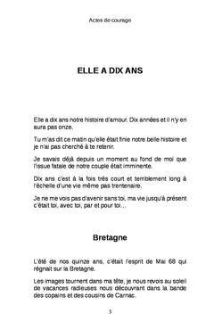 Actes de courage