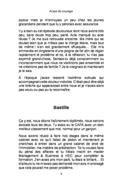 Actes de courage