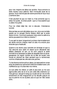 Actes de courage