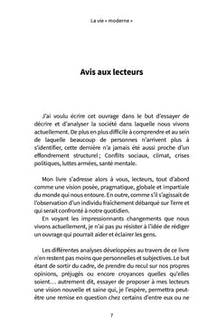 La vie « moderne »