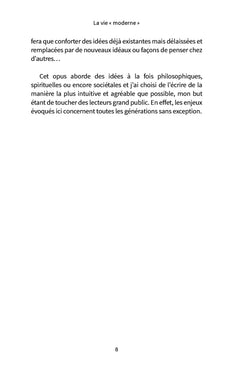 La vie « moderne »