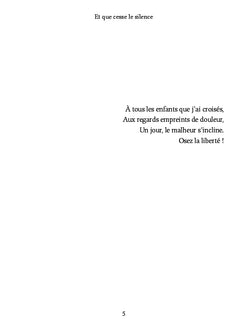 Et que cesse le silence