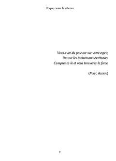 Et que cesse le silence
