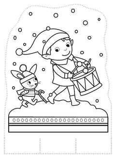 Bloc à piquer Noël