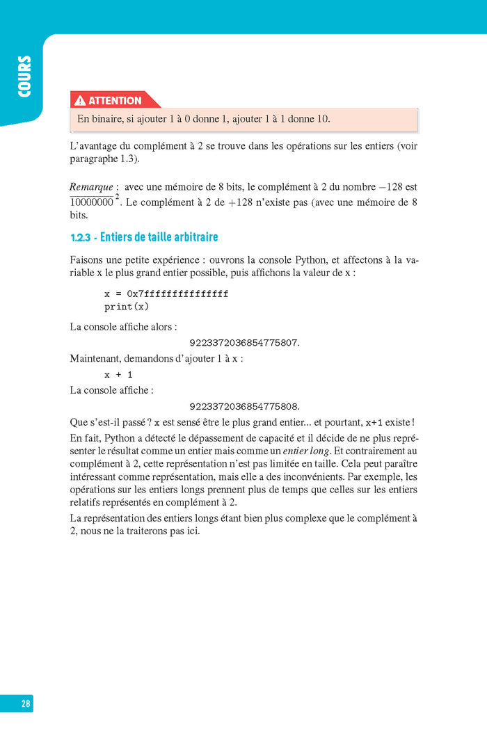 Interros des Lycées Numérique et Sciences Informatiques 1re