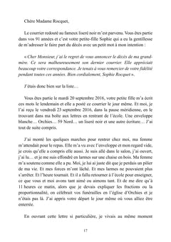Chère Madame Rocquet... et autres nouvelles