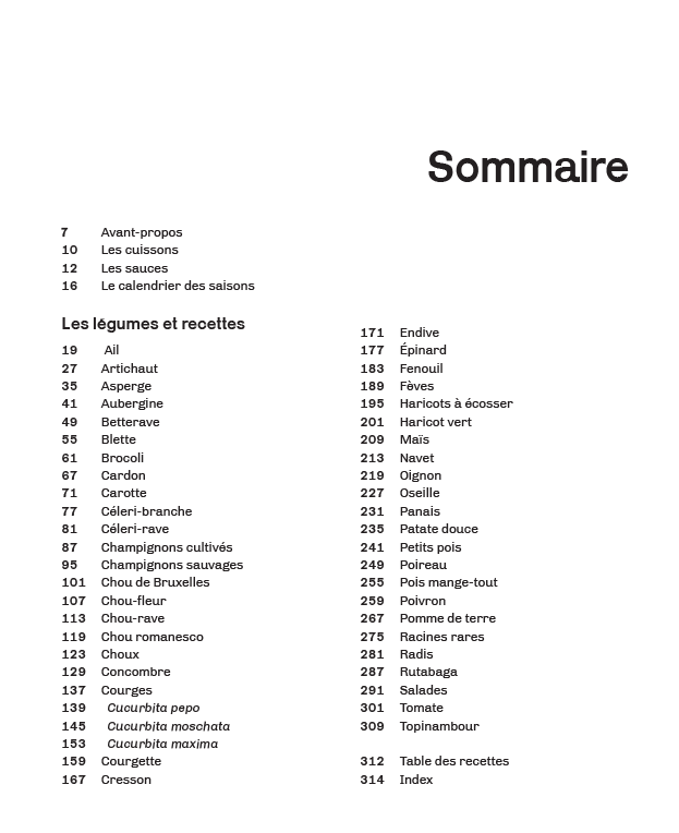 La bonne cuisine des légumes: l'abécédaire du légume quotidien