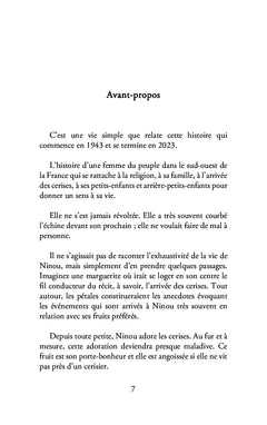 Ninou et les cerises ou une vie simple