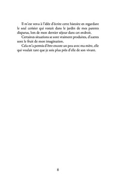 Ninou et les cerises ou une vie simple