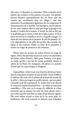 Ninou et les cerises ou une vie simple