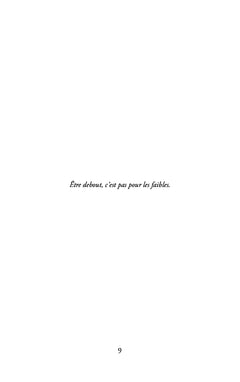 Tenir debout