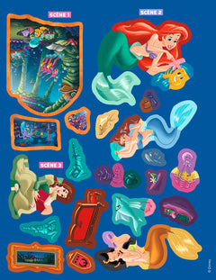 DISNEY PRINCESSES - Dans les châteaux de Princesses - Livre silhouetté avec stickers