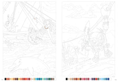 Coloriages au numéro - Grands classiques Tome 2