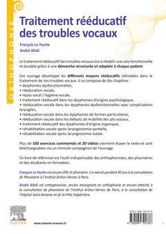 Traitement rééducatif des troubles vocaux