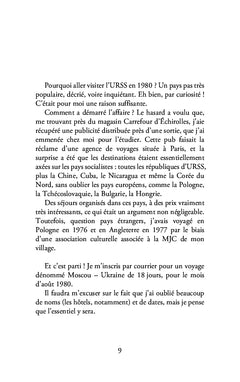 Un prolo chez les Soviets