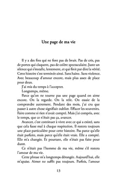 Une page de ma vie
