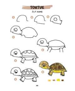 J'apprends à dessiner des animaux kawaï