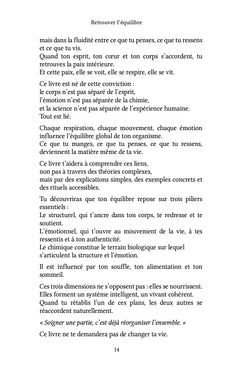 Retrouver l'équilibre