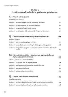 Gestion de patrimoine - 2026-2027