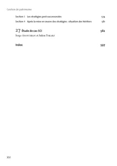 Gestion de patrimoine - 2026-2027