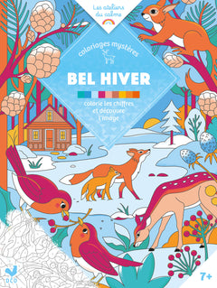 Coloriages mystères - Bel hiver