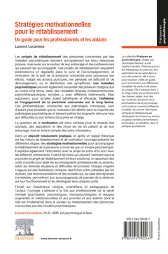 Stratégies motivationnelles pour le rétablissement
