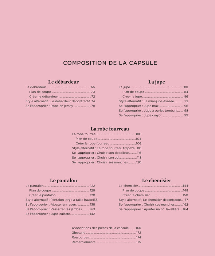 Coudre votre parfaite garde-robe capsule