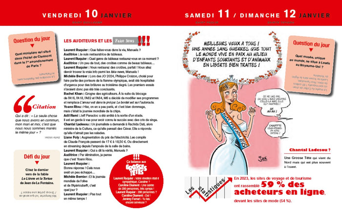 L'almanach des Grosses Têtes 2025