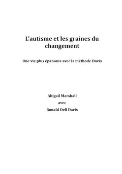 L'autisme et les graines du changement
