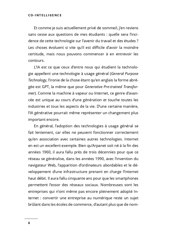 Co-intelligence - Vivre et travailler avec l'IA
