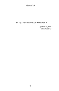 Journal de Vie