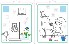 Coller et colorier : Noël