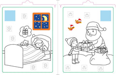 Coller et colorier : Noël