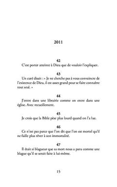 Petits écrits sur papier: 2010-2022