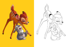 DISNEY - Maxi Colo avec modèles - Les vieux Classiques