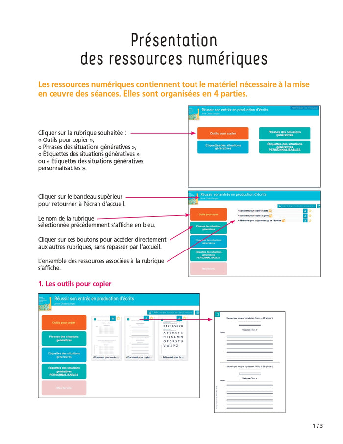 Réussir son entrée en production d'écrits GS-CP + ressources numériques