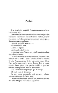 Calme en vitrine