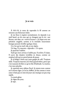 Calme en vitrine