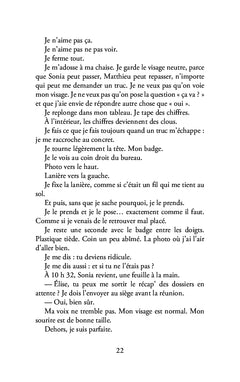 Calme en vitrine
