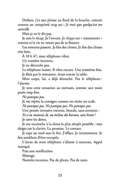 Calme en vitrine