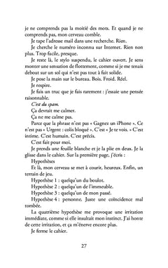 Calme en vitrine