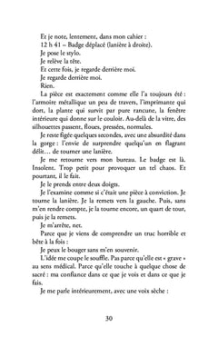 Calme en vitrine