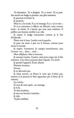 Calme en vitrine