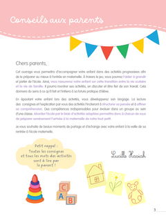 Je me prépare pour la maternelle