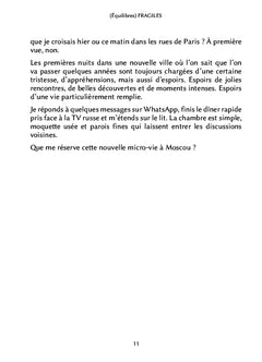 (Équilibres) fragiles