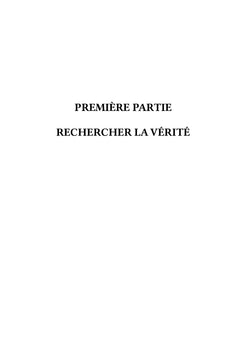 Au nom de la vérité
