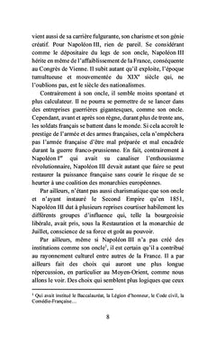 Du congrès de Vienne à Napoléon III et les retombées de la politique française au Proche-Orient