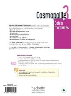 Cosmopolite 3 - Cahier d'activités (B1)